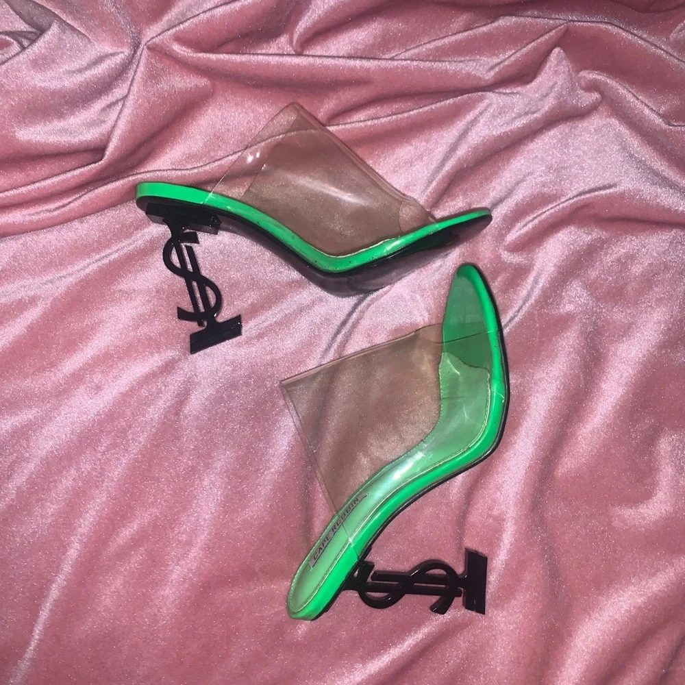 Money sign heels sz 7 cape robbin - Picture 5 of 5